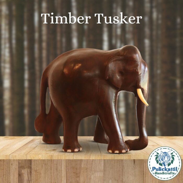 Timber Tusker Wooden Elephant